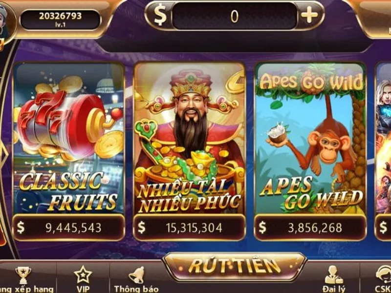 Trò chơi slot nổ hũ với giải thưởng lớn