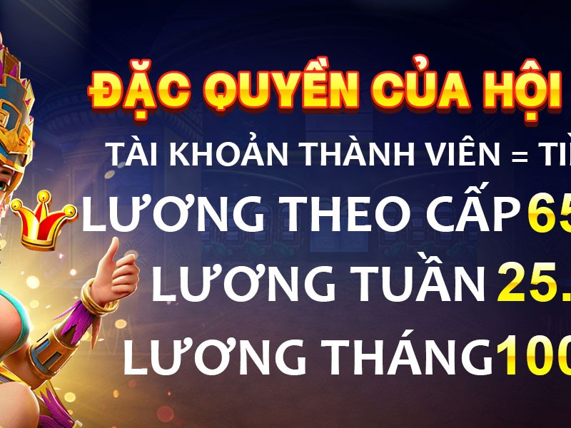 Ưu đãi dành riêng cho thành viên VIP tại BJ88
